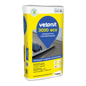 Наливной пол Vetonit 3000 Эко (20 кг)