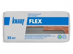 Клей плиточный эластичный Knauf Флекс цементный (25кг)