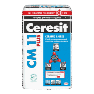 Клей для плитки Ceresit CM 11 Plus (25кг)