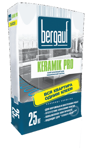 Клей для плитки Бергауф Керамик Pro (25кг)
